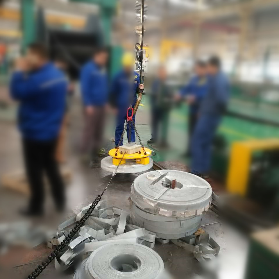 千豪品牌：小型带卷电永磁起重吊具