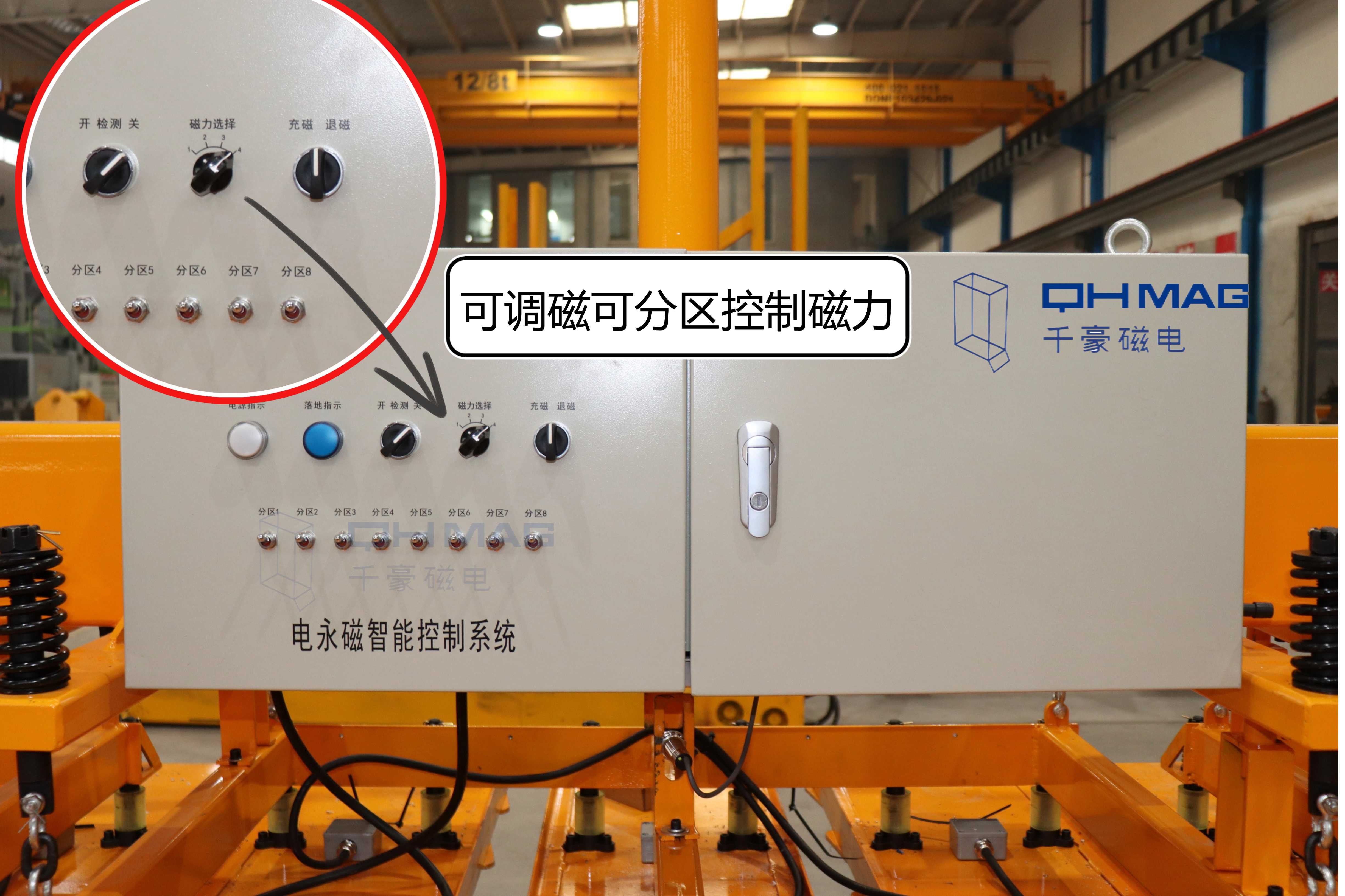 全覆盖激光上下料电永磁吊具（千豪磁电）